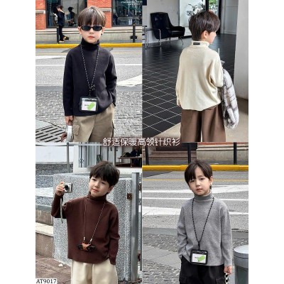 AT9017 ÁO GIỮ NHIỆT CỔ CAO AMBBKIDS