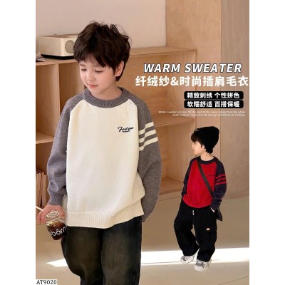 AT9020 ÁO LEN PHỐI MÀU BT AMBBKIDS