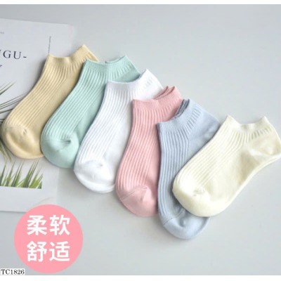 TC1826  SET 6 ĐÔI TẤT NGẮN CỔ