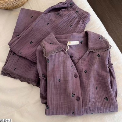 SM3643 BỘ PIJAMA TÍM CHO NỮ