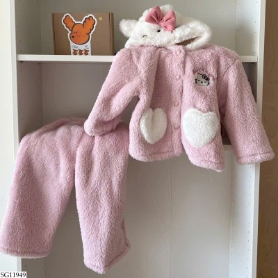 SG11949 BỘ LÔNG HELLO KITTY CHO BÉ GÁI