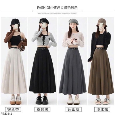 VM3142 CHÂN VÁY MIDI CÔNG SỞ