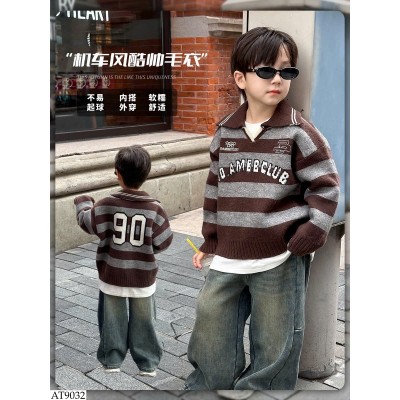 AT9032 ÁO POLO LEN KẺ NGANG AMBB BT