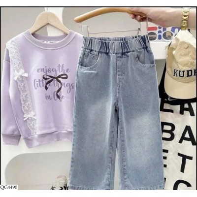 QG4490 QUẦN JEAN SUÔNG BÉ GÁI KACADY