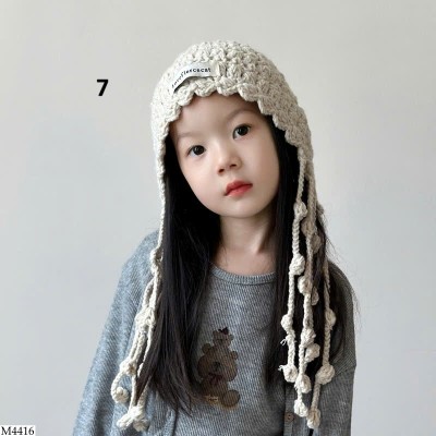 M4416 MŨ LEN TRÙM TAI CHO BÉ
