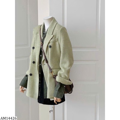 AM14426 ÁO BLAZER DẠ DÁNG DÀI