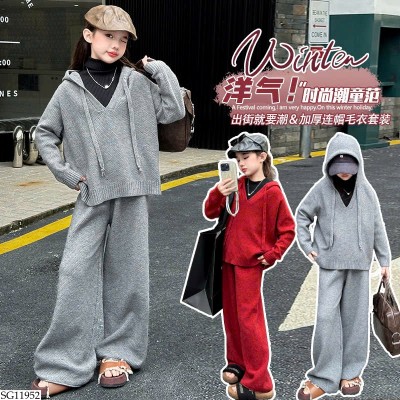 SG11952 SET BỘ LEN CHO BÉ GÁI