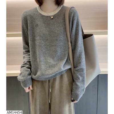 AM14454 ÁO LEN CỔ TRÒN