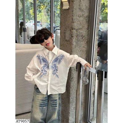 AT9057 ÁO SƠ MI CÁNH BƯỚM BT