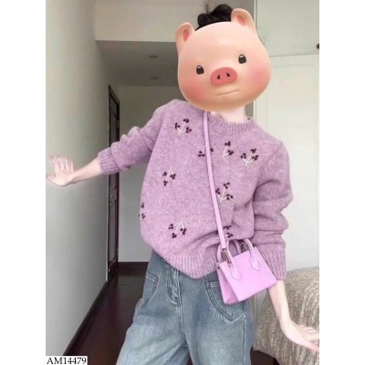 AM14479 ÁO LEN THÊU CHO NỮ