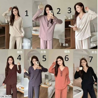 SM3658  SET NỮ DÀI TAY MẶC NHÀ