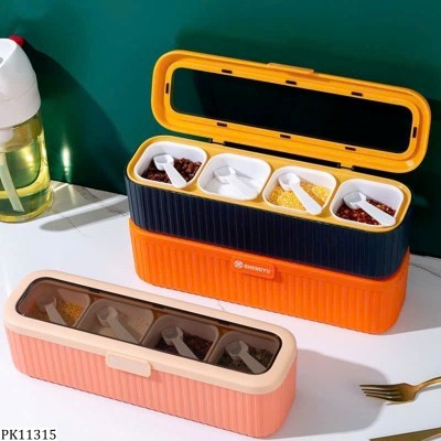 PK11315 HỘP ĐỰNG GIA VỊ CHIA NGĂN