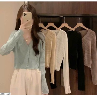 AM14528   ÁO CARDIGAN DÁNG NGẮN
