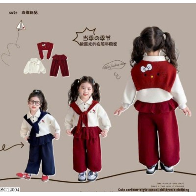 SG12004  SET BỘ THU ĐÔNG KÈM KHĂN CHOÀNG CHO BÉ