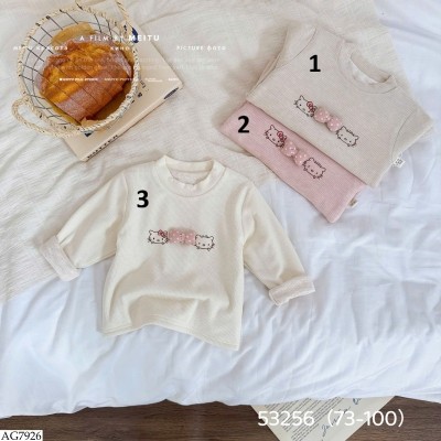 AG7926 ÁO DÀI TAY MÈO KITTY BG