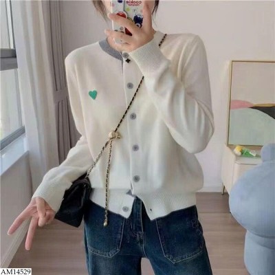 AM14529 ÁO CARDIGAN TRÁI TIM NỮ
