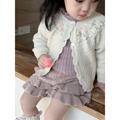 AG7928 ÁO CARDIGAN THÊU HOA BG