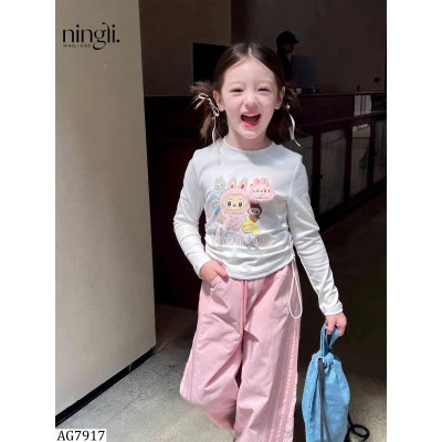 AG7917 ÁO CHIẾT EO LABUBU