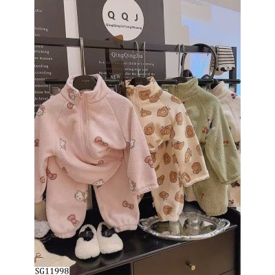 SG11998 SET NỈ BÔNG KÉO KHÓA