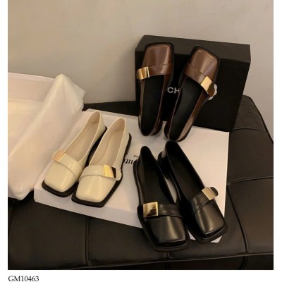 GM10463 GIÀY BÚP BÊ MŨI VUÔNG PHỐI QUAI