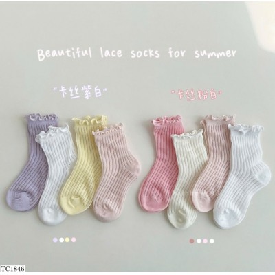 TC1846  SET 4 ĐÔI TẤT CHO BÉ