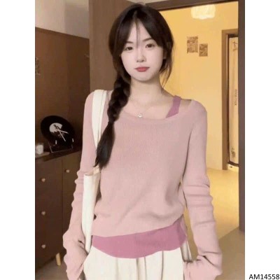 AM14558  ÁO DÀI TAY GIẢ 2 MẢNH NỮ
