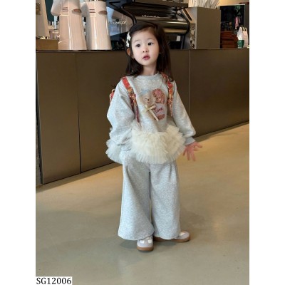 SG12006 SET NỈ XÁM PHỐI TUTU