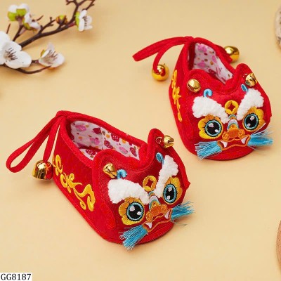 GG8187 GIÀY THÊU ĐẦU HỔ CHO BÉ