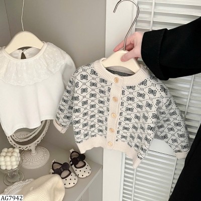AG7942 ÁO LEN CARDIGAN CHO BÉ