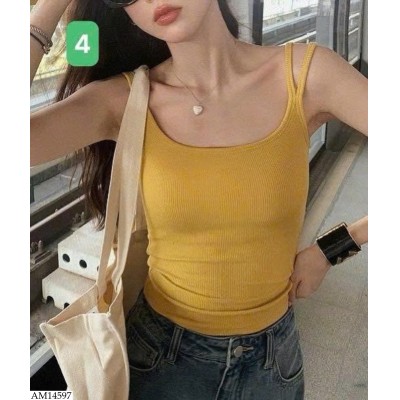 AM14597 ÁO 2 DÂY CROPTOP ÔM BODY