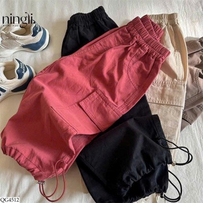 QG4512 QUẦN SUÔNG TÚI HỘP RÚT GẤU NINGLI