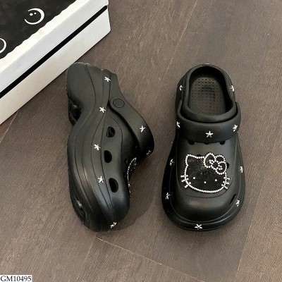 GM10495 SỤC CROCS MÈO KITTY NỮ