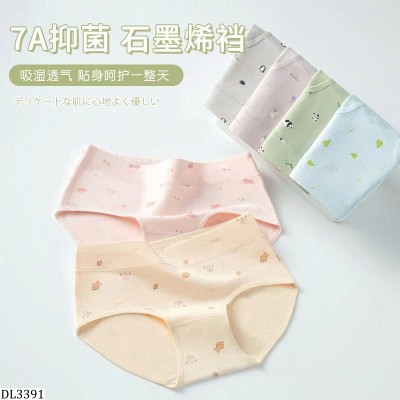 DL3391 SET 6 QUẦN CHIP NỮ COTTON KHÁNG KHUẨN 10A