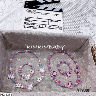 PK11351 SET VÒNG TAY VÒNG CỔ CHO BÉ