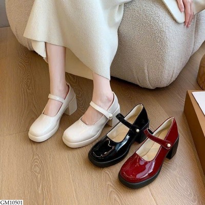 GM10501 GIÀY MARY JANE GÓT VUÔNG CHO NỮ 