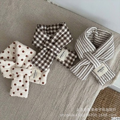 K1244 KHĂN QUÀNG CỔ HỌA TIẾT CHO BÉ