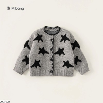AG7970 ÁO CARDIGAN HỌA TIẾT BABYCITY