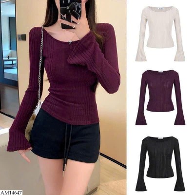 AM14647 ÁO LEN TAY LOE MOSES QUEEN NỮ
