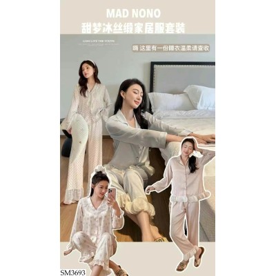 SM3693 BỘ MẶC NHÀ MADNONO VIỀN BÈO