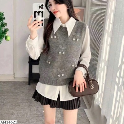 AM14621  ÁO GILE CHERRY LEN CHO NỮ