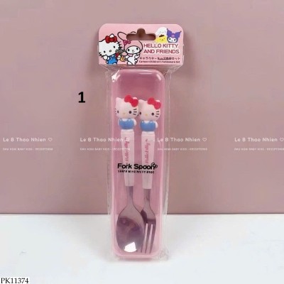 PK11374 BỘ THÌA NĨA CUTE CHO BÉ