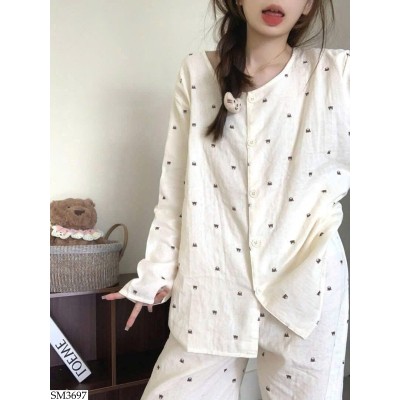 SM3697 BỘ PIJAMA GẤU BÉ IU
