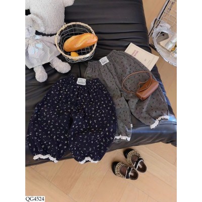 QG4524 QUẦN HOA NHÍ BO GẤU BG