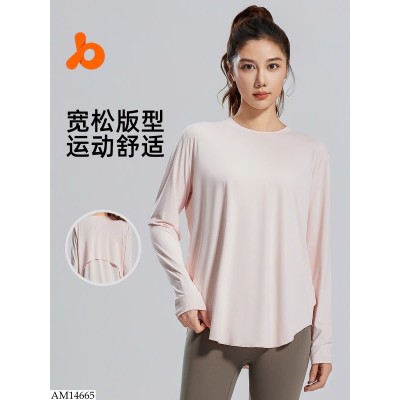AM14665 ÁO THỂ THAO DÀI TAY NỮ