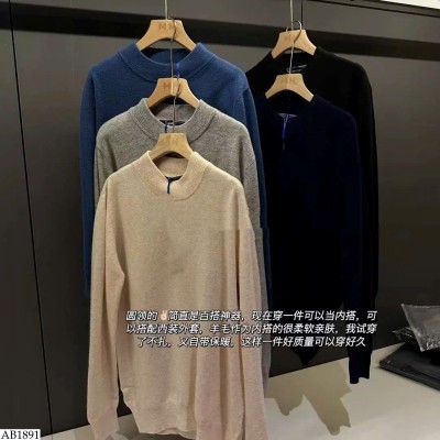 AB1891 ÁO LEN NAM CỔ TRÒN
