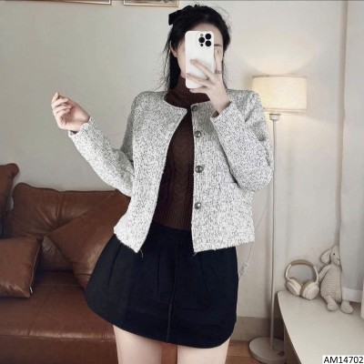 AM14702 ÁO KHOÁC DẠ TWEED NỮ