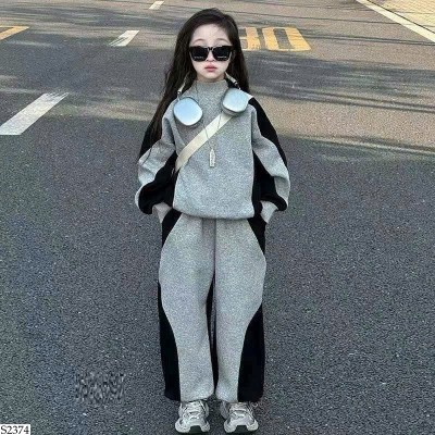 S2374 BỘ NỈ THỂ THAO CHO BÉ
