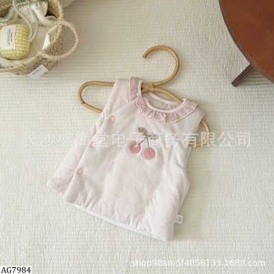 AG7984 ÁO GILE QUẢ CHERRY BG