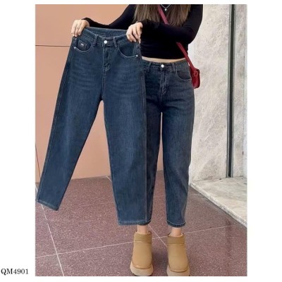 QM4901 QUẦN BAGGY JEAN ĐƠN GIẢN CHO NỮ