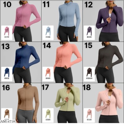AM14718 ÁO TẬP YOGA DÀI TAY CHO NỮ 
